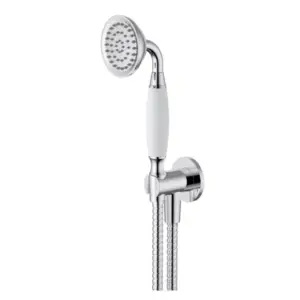 Modern National Bordeaux Hand Shower On Bracket - Chrome