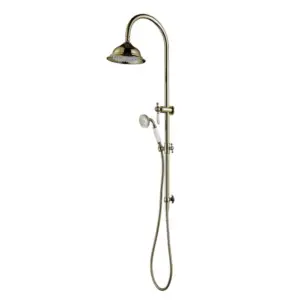 Modern National Bordeaux Shower Column Set - Brushed Bronze