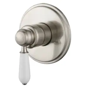 Modern National Bordeaux Shower Mixer - Brushed Nickel