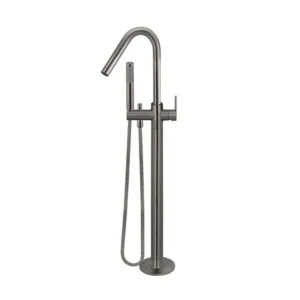 Round Bath Mixer with Hand Shower - PVD Shadow