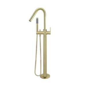Round Bath Mixer with Hand Shower - Tiger Bronze