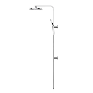 Twin Round head Shower Set - Chrome