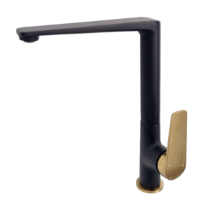 Bellavista Celsior Sink Mixer - Black + Gold