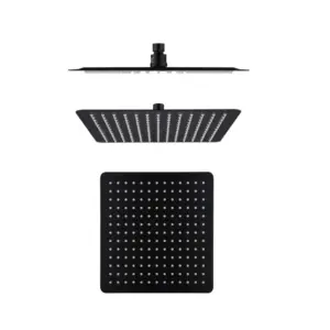 Bellavista Cresta Shower Head 200mm - Black