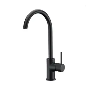 Bellavista Hali Gooseneck Sink Mixer - Black