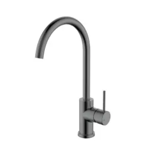 Bellavista Hali Gooseneck Sink Mixer - Gun Metal