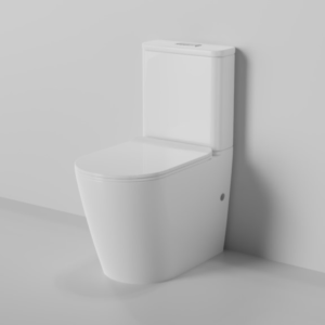 Vera Extra High Whirlpool Flushing Back to Wall Toilet Suite - White