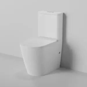 Vera Extra High Whirlpool Flushing Back to Wall Toilet Suite - White