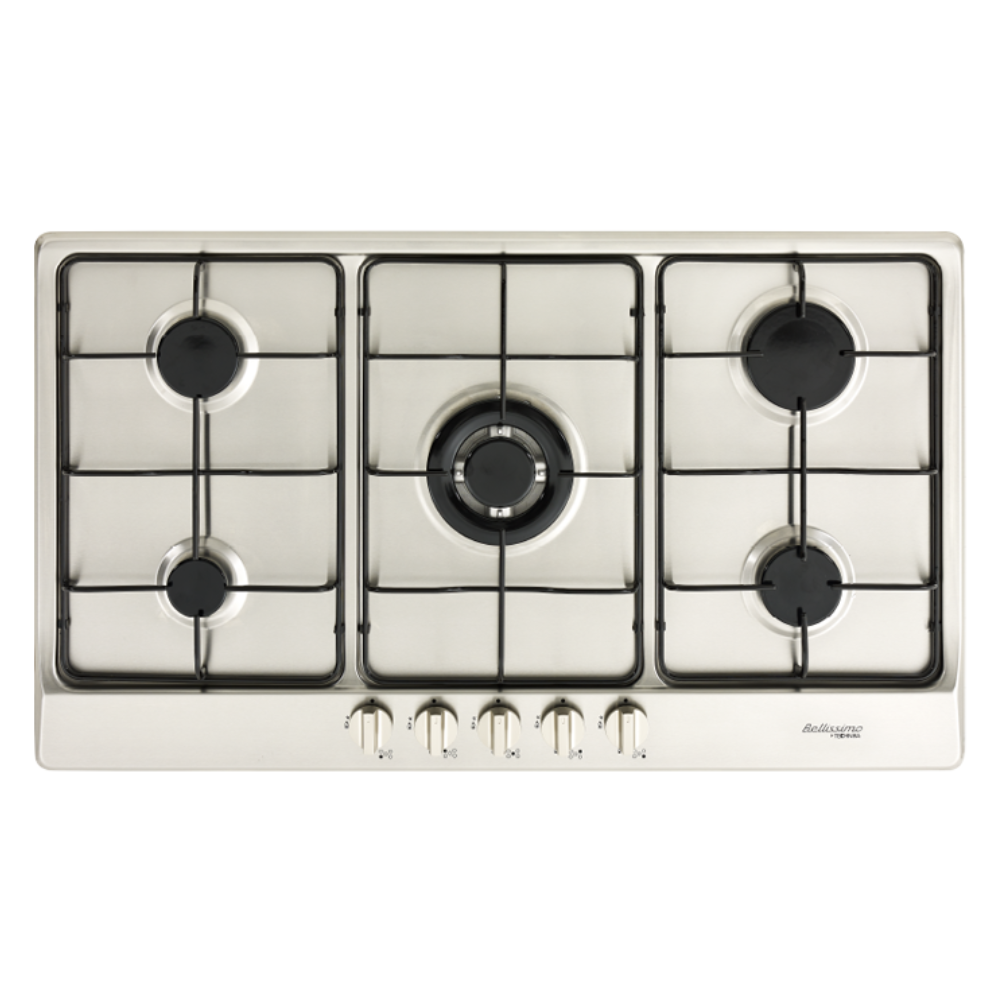 Technika 90cm Stainless Steel Gas Cooktop TB95GWFSS-3