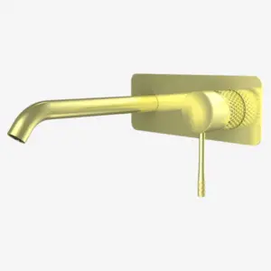 Tiara Basin/Bath Set - Brushed Brass - WT 7507