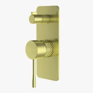 Tiara Diverter Mixer - Brushed Brass - WT 7509