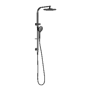 Bianca Twin Shower Gun Metal - NR250805FGM