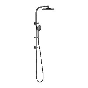 Bianca Twin Shower Gun Metal - NR250805FGM