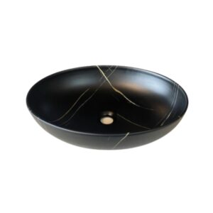 Carrara Above the Counter Basin Black - PPS5001MB