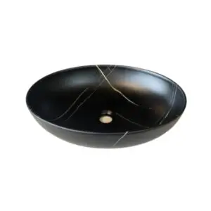 Carrara Above the Counter Basin Black - PPS5001MB