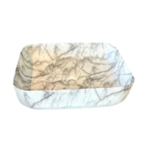 Carrara Above the Counter Basin Matte White - PPS5013CRA