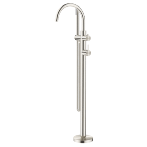 Mica Freestanding Bath Mixer with Hand Shower Brushed Nickel BFMHS5BN