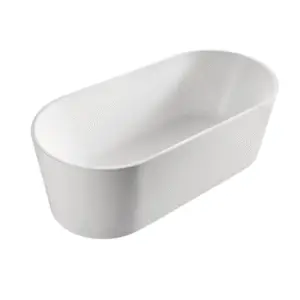 Prato Freestanding Bathtub Matte White - BTA1400MW