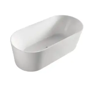 Prato Freestanding Bathtub Matte White - BTA1500MW