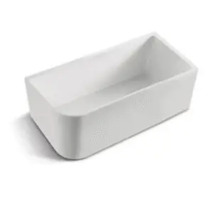Right Hand Side Corner Acrylic Bathtub White - RHS1700 Featured