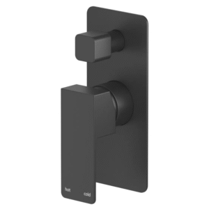 Aleko Project Shower Mixer Diverter SHMA-28-DV-BLK-TK