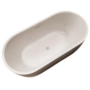 Elisi 1700 Freestanding Spa Bath 12-Jets with Integrated Overflow