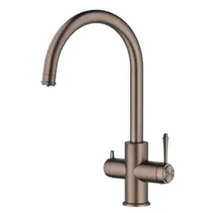 Meca Heritage 3 Way Filter Sink Mixer SM-4-FLT-DB - Dusk Bronze