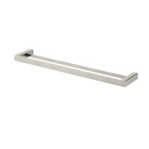 Nova Double Towel Rail 600mm NVA48BN - Brushed Nickel