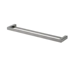 Nova Double Towel Rail 750mm NVA72GM - Gun Metal