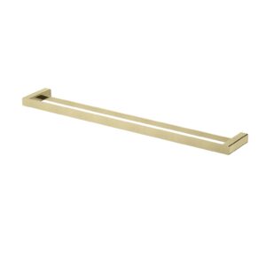 Nova Double Towel Rail 750mm NVA72BM - Brushed Bronze