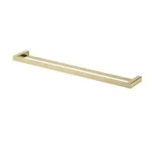 Nova Double Towel Rail 750mm NVA72BM - Brushed Bronze