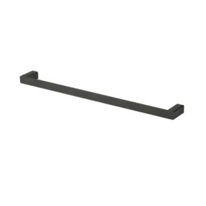 Nova Single Towel Rail 600mm NVA24BK - Black