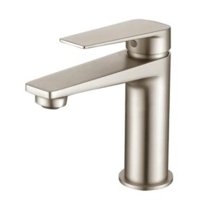Zevo Short Basin Mixer Z13BMBN - Brushed Nickel