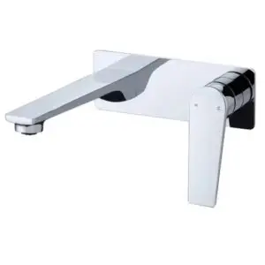 Zevo Wall Basin Mixer Set Z13WBM - Chrome