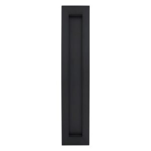 Rectangular Flush Pull 250mm in Matte Black - 730FP250MB