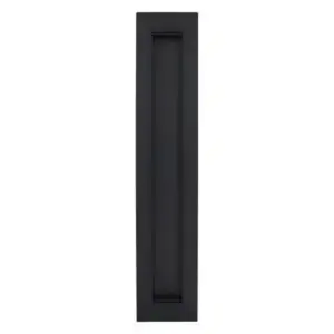 Rectangular Flush Pull 250mm in Matte Black - 730FP250MB