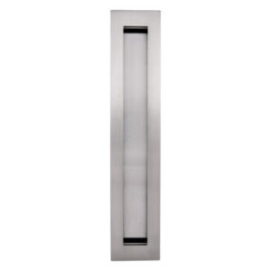 Rectangular Flush Pull 250mm in Stainless Steel - 730FP250SS