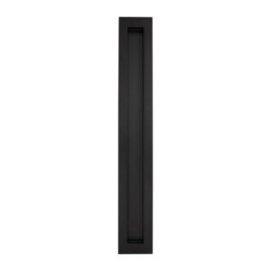 Rectangular Flush Pull 350mm in Matte Black - 730FP350MB