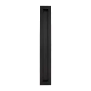Rectangular Flush Pull 350mm in Matte Black - 730FP350MB