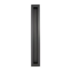 Rectangular Flush Pull 350mm in Satin Graphite - 730FP350SG