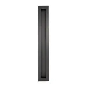 Rectangular Flush Pull 350mm in Satin Graphite - 730FP350SG