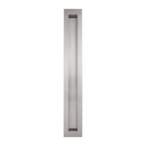 Rectangular Flush Pull 350mm in Stainless Steel - 730FP350SS