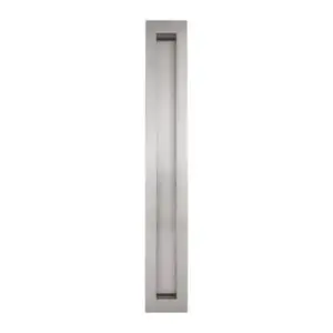 Rectangular Flush Pull 350mm in Stainless Steel - 730FP350SS