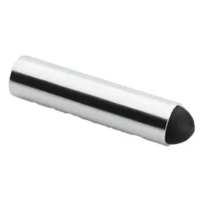 Tube Wall Stop in Bright Chrome 75mm - 6207BCC
