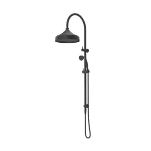 Meca Heritage Dual Shower Rail Black - DSH-4-1H-BLK