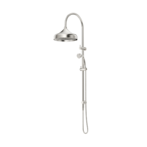 Meca Heritage Dual Shower Rail Brushed Nickel - DSH-4-1H-BN