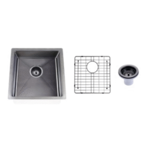 PPS – 450 Kitchen Sink Round Corner Gun Metal Single
