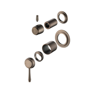 Meca Heritage Shower Mixer Diverter Trim Kit Only Dusk Bronze - SHM-4-DV-2P-DB-TK