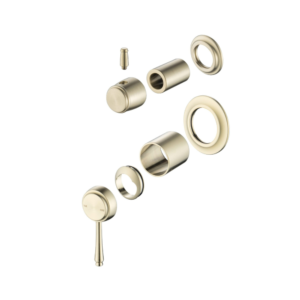 Meca Heritage Shower Mixer Diverter Trim Kit Only French Gold - SHM-4-DV-2P-FG-TK