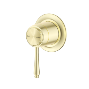 Meca Heritage Shower Mixer Trim Kit Only French Gold - SHM-4-FG-TK